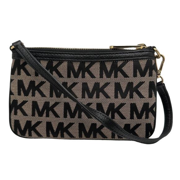 MICHAEL KORS Signature Canvas Wristlet / Mini Purse - Picture 2 of 8